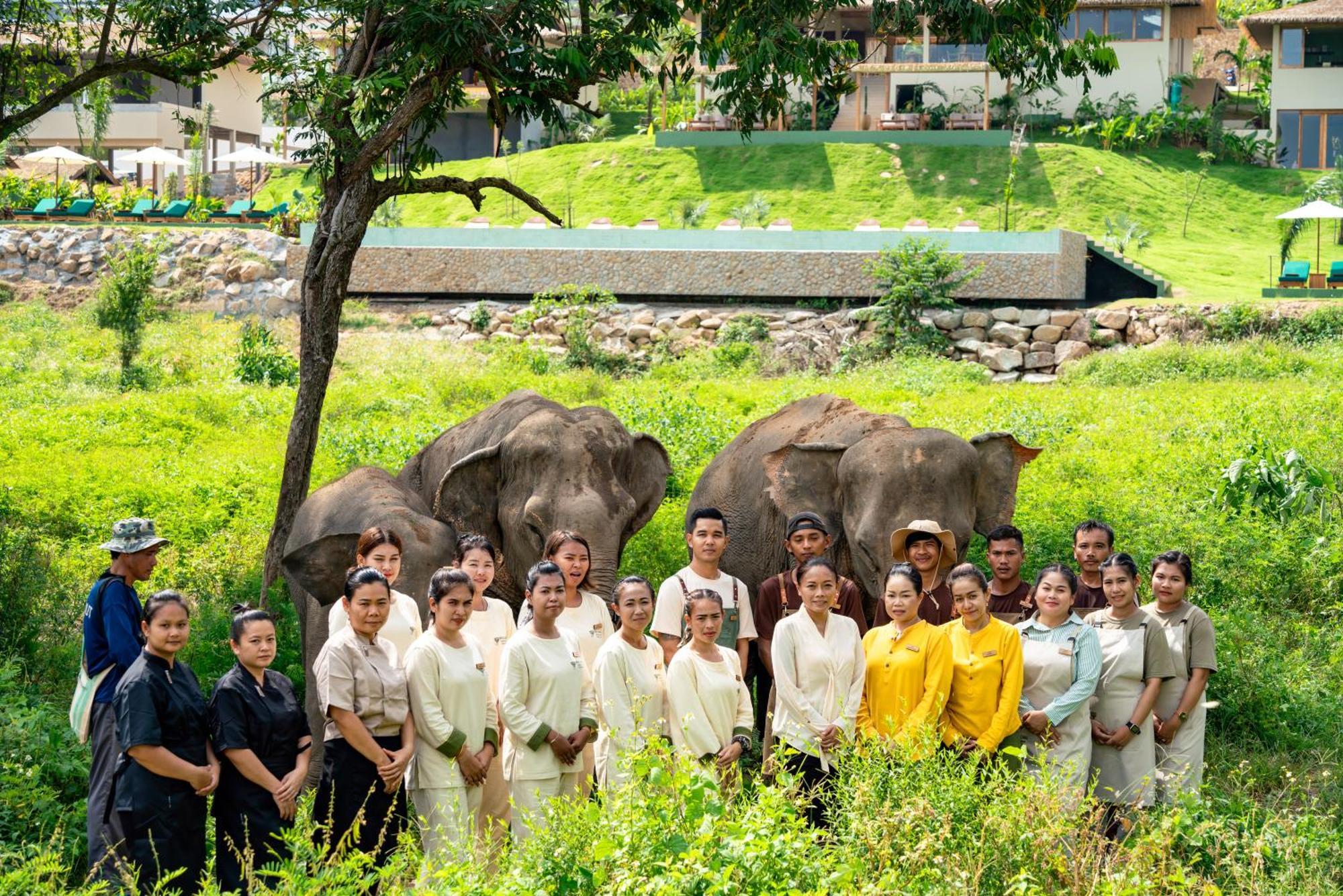 Wild Cottages Elephant Sanctuary Resort Nathon Bay Exterior foto